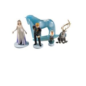 FROZEN 2 Disney FIGURE SET Elsa Anna PVC TOY Figurine Playset 2 1/4"-4 1/4"